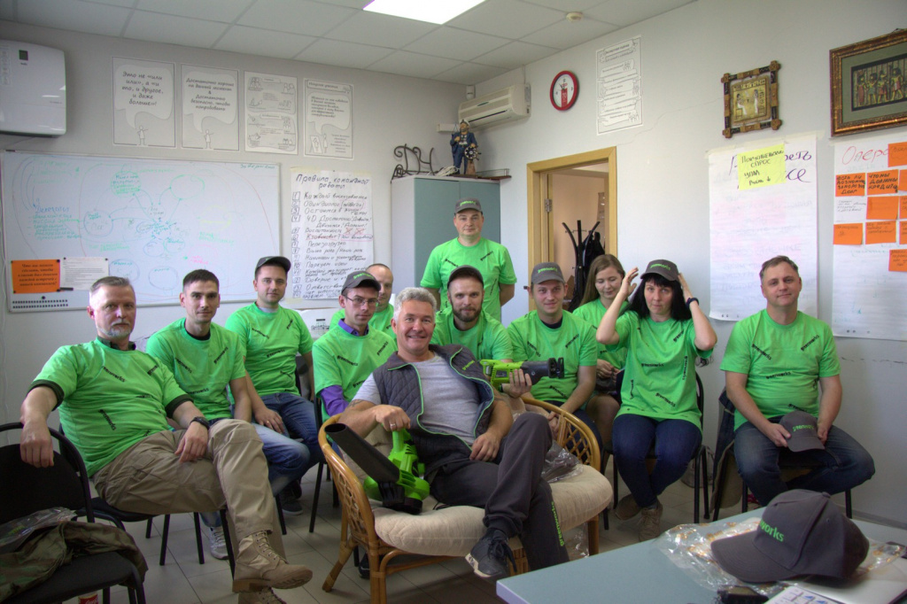 Обучение GREENWORKS